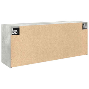 Ντουλάπι τοίχου μπάνιου Μπετόν Γκρι 100x25x40 cm - Pakobazaar