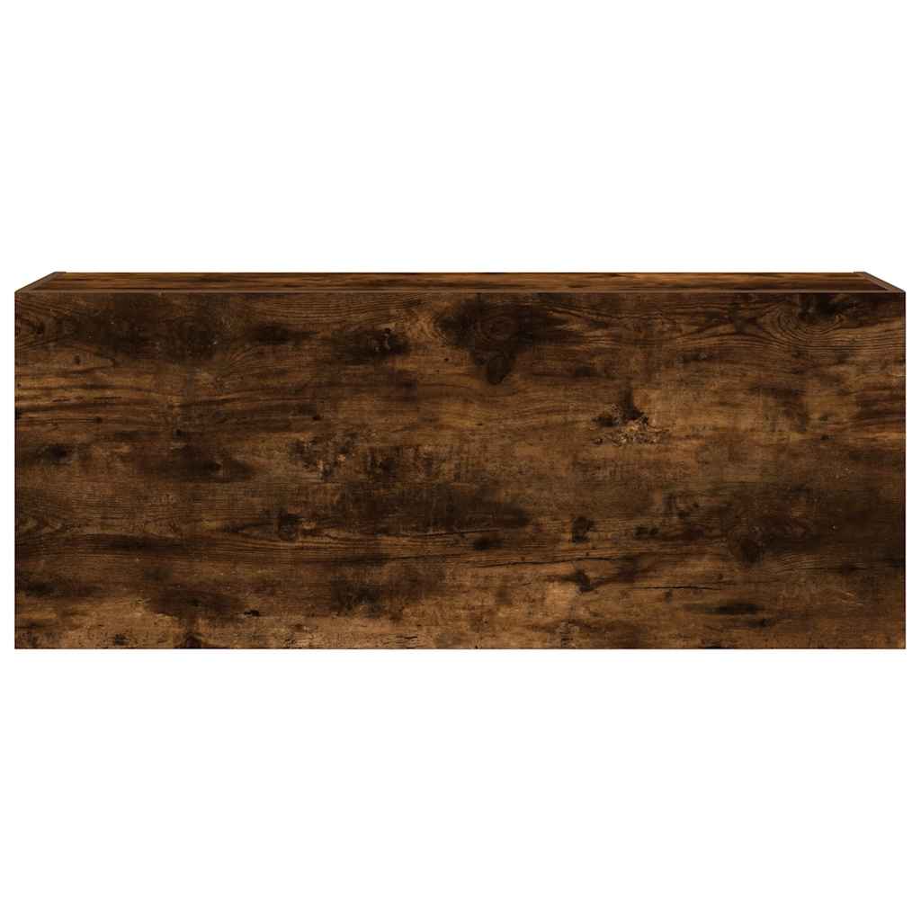 ντουλάπι τοίχου μπάνιου καπνιστή δρυς 100x25x40 cm