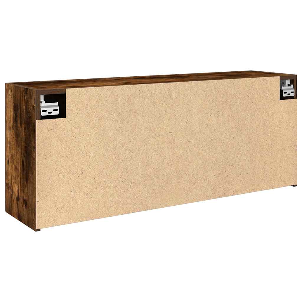 ντουλάπι τοίχου μπάνιου καπνιστή δρυς 100x25x40 cm