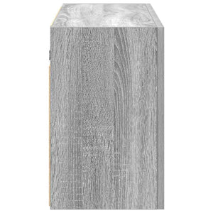 Ντουλάπι τοίχου μπάνιου Γκρι Sonoma 100x25x40 cm - Pakobazaar