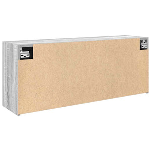 Ντουλάπι τοίχου μπάνιου Γκρι Sonoma 100x25x40 cm - Pakobazaar