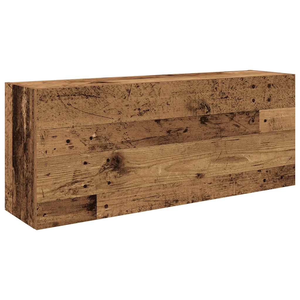 Ντουλάπι τοίχου μπάνιου Παλιό ξύλο 100x25x40 cm