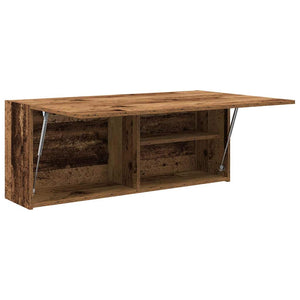 Ντουλάπι τοίχου μπάνιου Παλιό ξύλο 100x25x40 cm