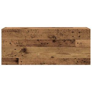Ντουλάπι τοίχου μπάνιου Παλιό ξύλο 100x25x40 cm