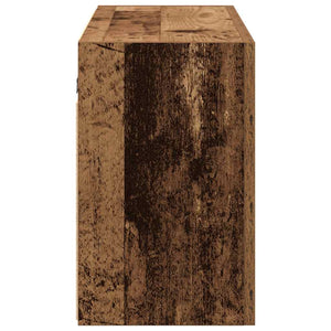 Ντουλάπι τοίχου μπάνιου Παλιό ξύλο 100x25x40 cm