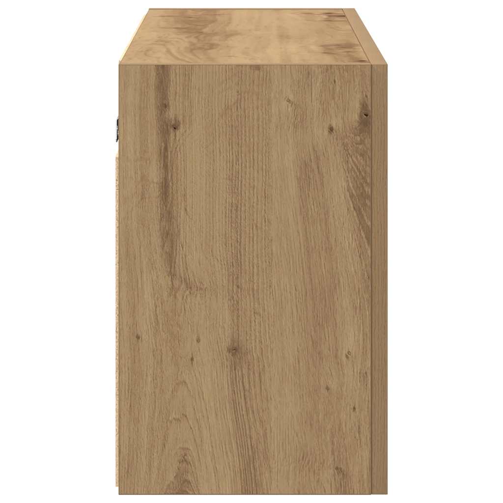 Ντουλάπι τοίχου μπάνιου Artisan Oak 100x25x40 cm - Pakobazaar