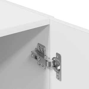 Στήλη Κουζίνας Λευκή 38x41,5x131,5 εκ. από Επεξεργασμένο Ξύλο