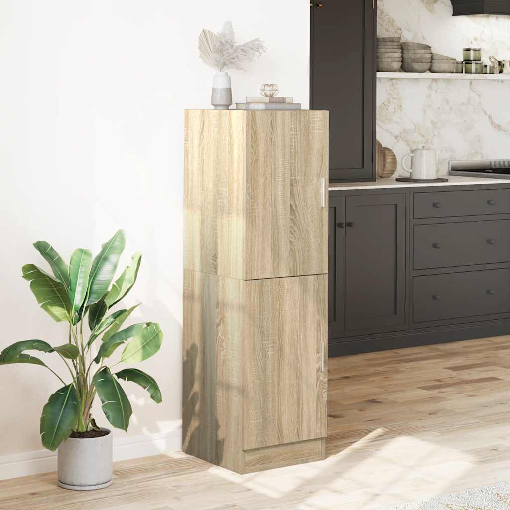 Στήλη Κουζίνας Sonoma Δρυς 38x41,5x131,5 εκ Επεξεργασμένο Ξύλο - Pakobazaar