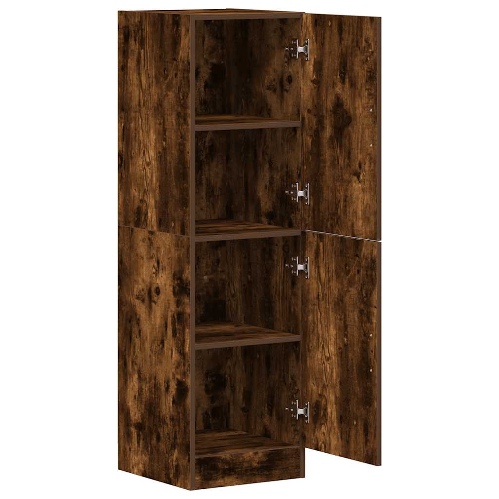 Ντουλάπι Κουζίνας Καπνιστή Δρυς 38x41,5x131,5 εκ. Επεξεργ. Ξύλο