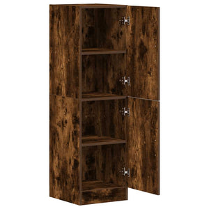 Ντουλάπι Κουζίνας Καπνιστή Δρυς 38x41,5x131,5 εκ. Επεξεργ. Ξύλο