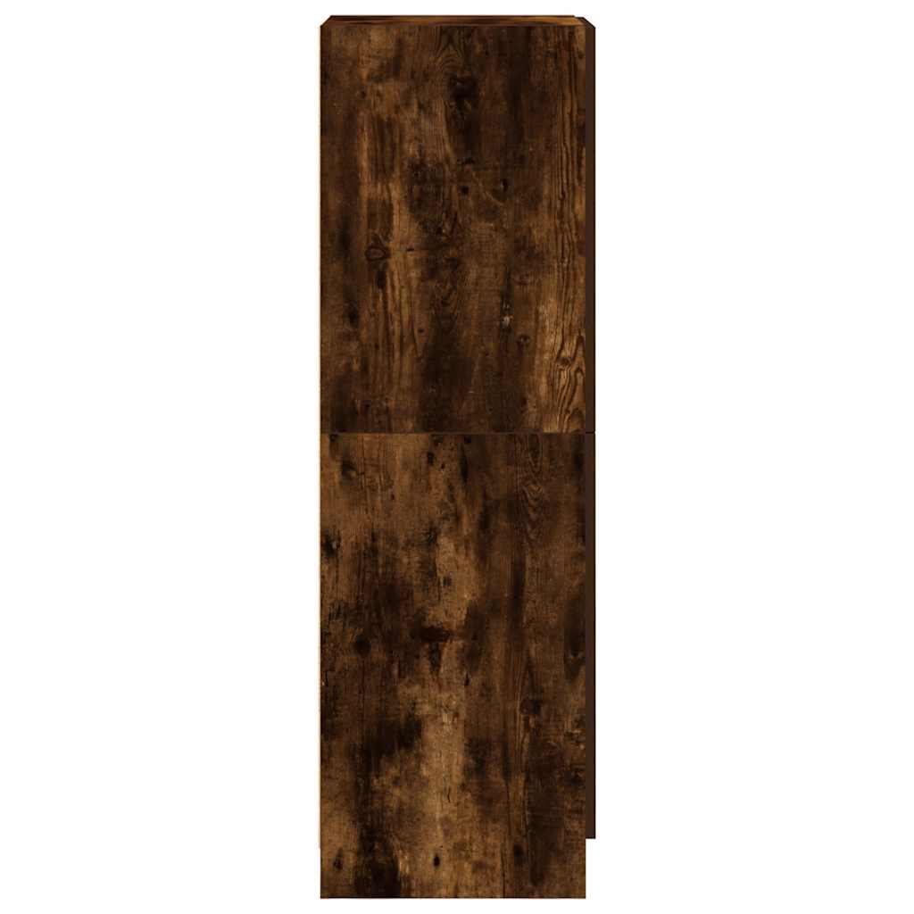 Ντουλάπι Κουζίνας Καπνιστή Δρυς 38x41,5x131,5 εκ. Επεξεργ. Ξύλο