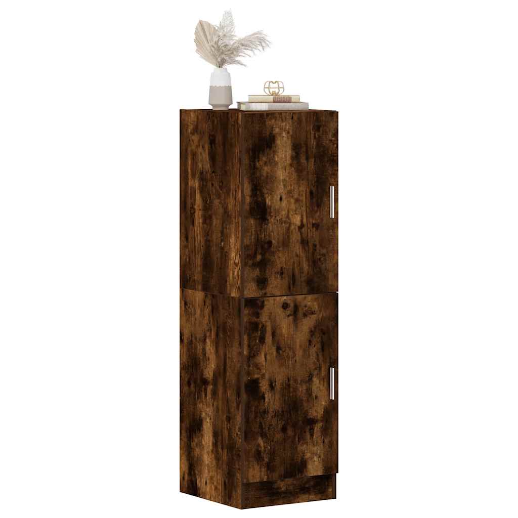 Ντουλάπι Κουζίνας Καπνιστή Δρυς 38x41,5x131,5 εκ. Επεξεργ. Ξύλο