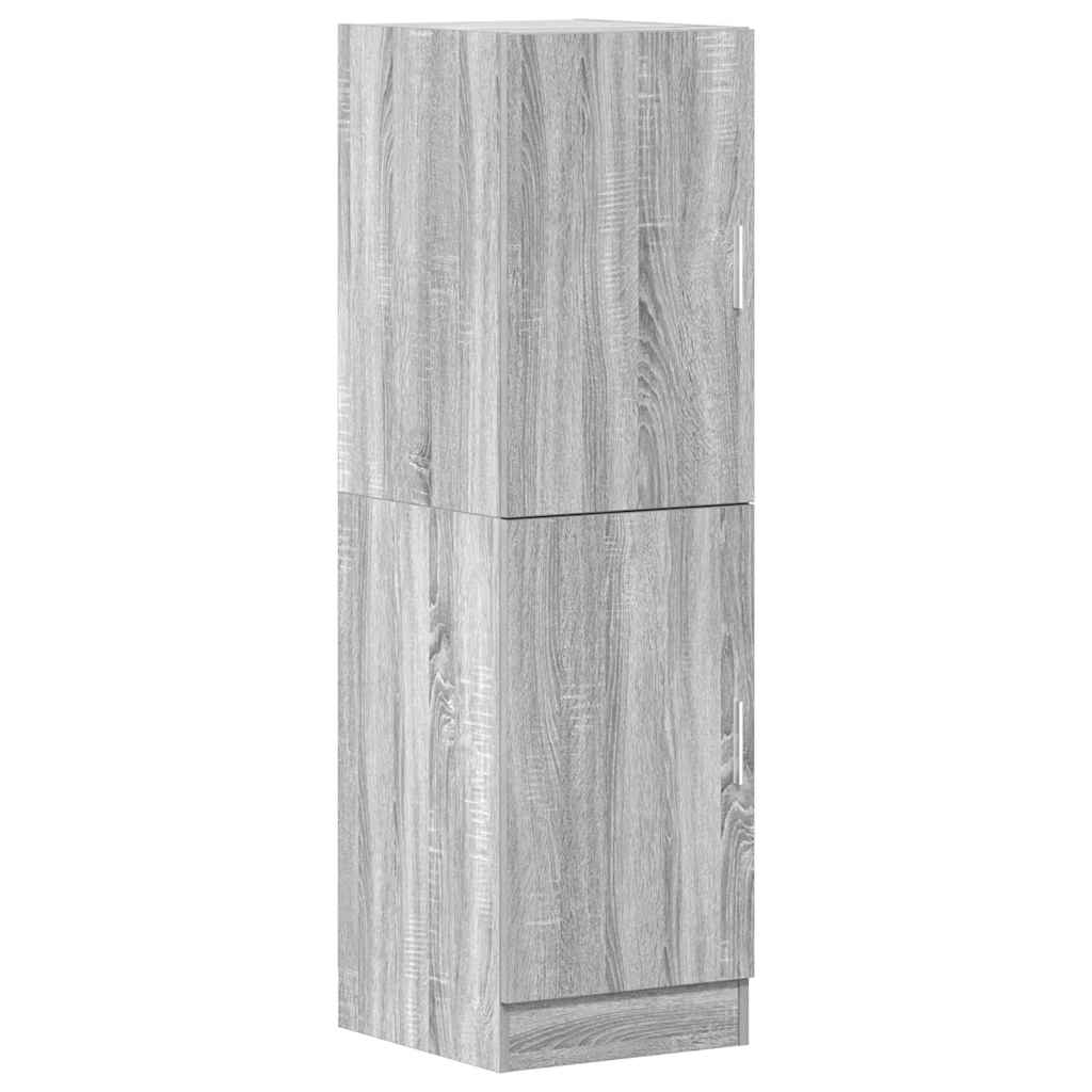 Ντουλάπι Κουζίνας Γκρι sonoma 38x41,5x131,5 εκ. Επεξεργ. Ξύλο