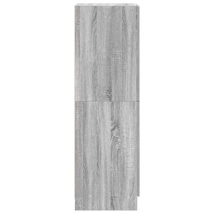 Ντουλάπι Κουζίνας Γκρι sonoma 38x41,5x131,5 εκ. Επεξεργ. Ξύλο