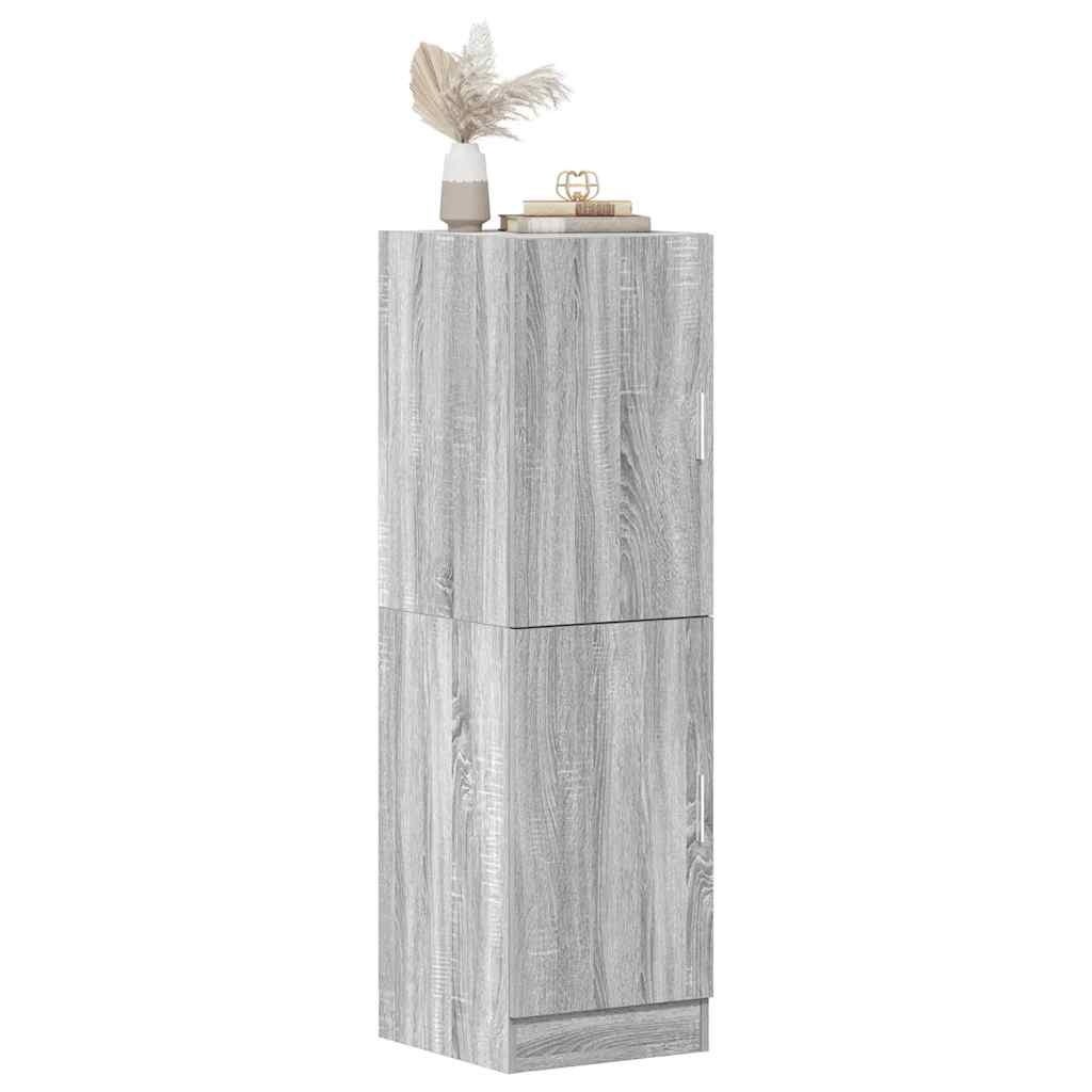 Ντουλάπι Κουζίνας Γκρι sonoma 38x41,5x131,5 εκ. Επεξεργ. Ξύλο