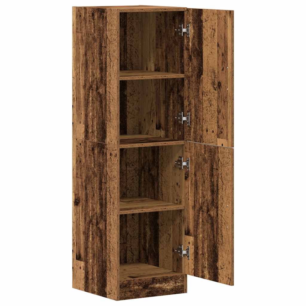 Ντουλάπι Κουζίνας Όψη Παλαιού Ξύλου 38x41,5x131,5εκ. Επεξ. Ξύλο