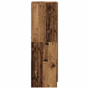 Ντουλάπι Κουζίνας Όψη Παλαιού Ξύλου 38x41,5x131,5εκ. Επεξ. Ξύλο