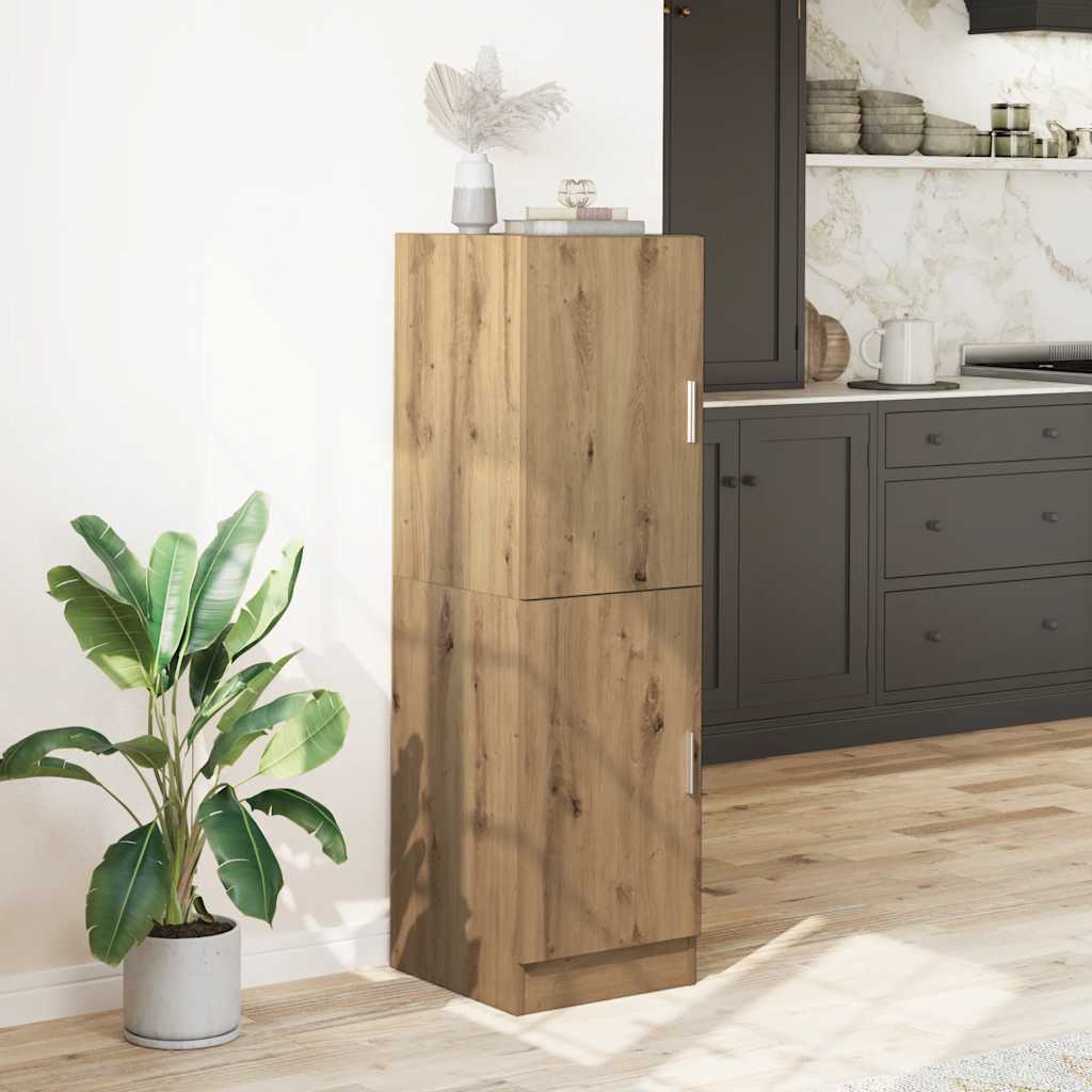 Ντουλάπι Κουζίνας Αρτισιανή Δρυς 38x41,5x131,5 εκ. Επεξεργ.Ξύλο - Pakobazaar