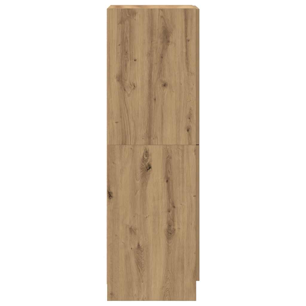 Ντουλάπι Κουζίνας Αρτισιανή Δρυς 38x41,5x131,5 εκ. Επεξεργ.Ξύλο - Pakobazaar