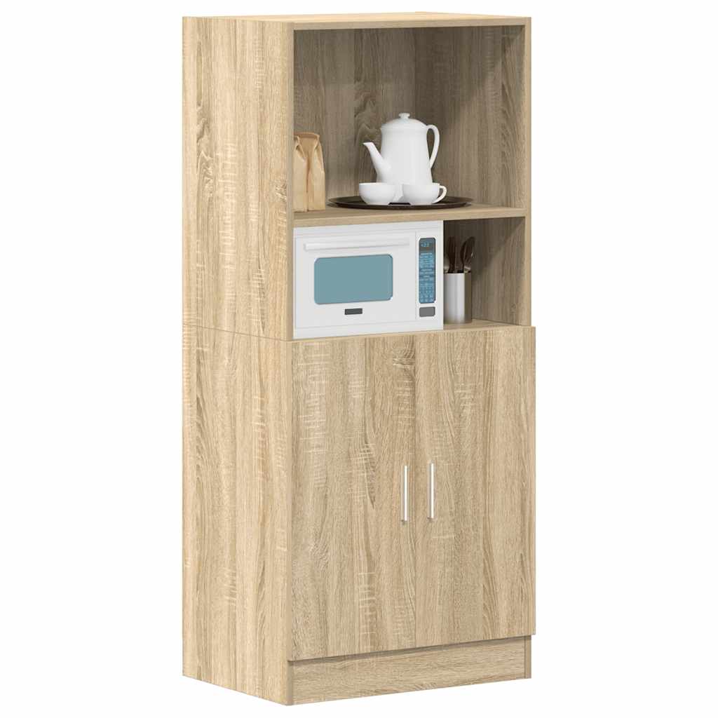 Στήλη Κουζίνας Sonoma Δρυς 57x41,5x131,5 εκ. Επεξεργασμένο Ξύλο