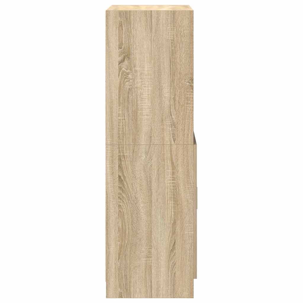 Στήλη Κουζίνας Sonoma Δρυς 57x41,5x131,5 εκ. Επεξεργασμένο Ξύλο