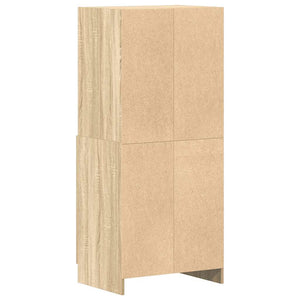 Στήλη Κουζίνας Sonoma Δρυς 57x41,5x131,5 εκ. Επεξεργασμένο Ξύλο