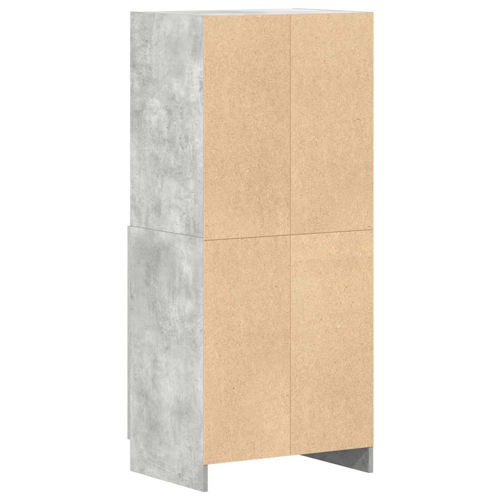 Ντουλάπι κουζίνας σκυρόδεμα γκρι 57x41,5x131,5 cm