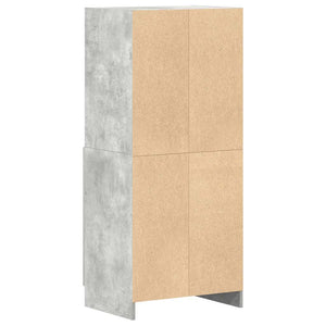 Ντουλάπι κουζίνας σκυρόδεμα γκρι 57x41,5x131,5 cm