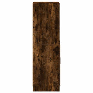 Ντουλάπι Κουζίνας Καπνιστή Δρυς 57x41,5x131,5 εκ. Επεξεργ. Ξύλο