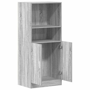 Ντουλάπι Κουζίνας Γκρι sonoma 57x41,5x131,5 εκ. Επεξεργ. Ξύλο