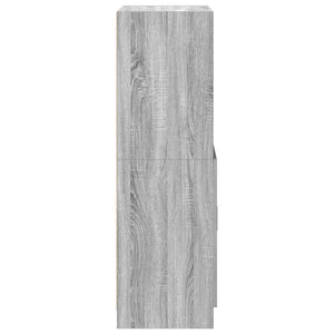Ντουλάπι Κουζίνας Γκρι sonoma 57x41,5x131,5 εκ. Επεξεργ. Ξύλο