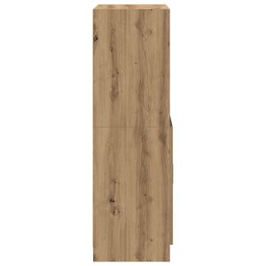 Ντουλάπι Κουζίνας Αρτισιανή Δρυς 57x41,5x131,5 εκ. Επεξεργ.Ξύλο