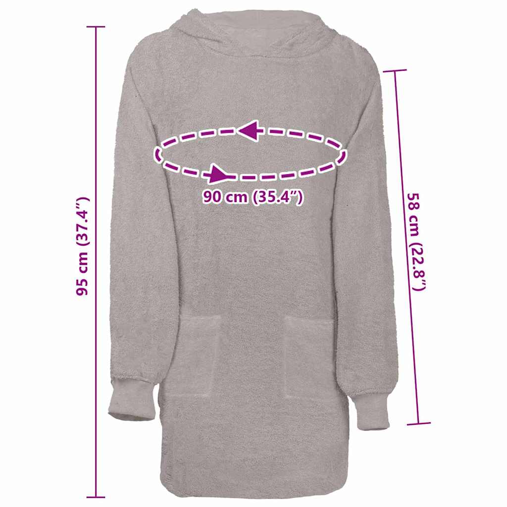 Φούτερ-κουβέρτα KINN Γκρι L Βαμβάκι