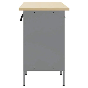 Ντουλάπα Εργασίας 3 pcs Κόκκινο και Γκρι 150 x 55 x 85 εκ - Pakobazaar
