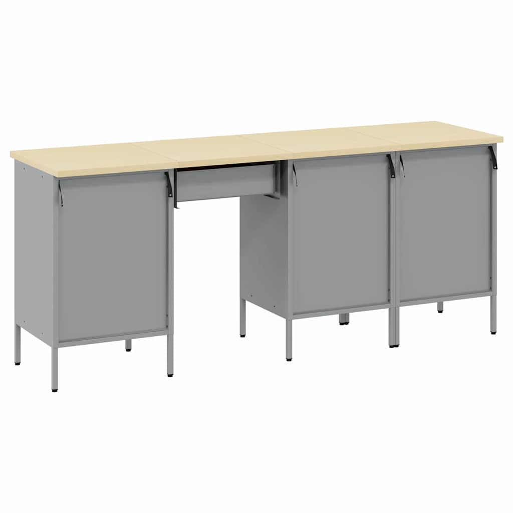 Ντουλάπα Εργασίας με συρτάρι 4 pcs Κόκκινο 200 x 55 x 85 εκ - Pakobazaar