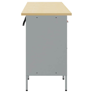 Ντουλάπα Εργασίας 4 pcs Κόκκινο και Γκρι 200 x 55 x 85 εκ - Pakobazaar