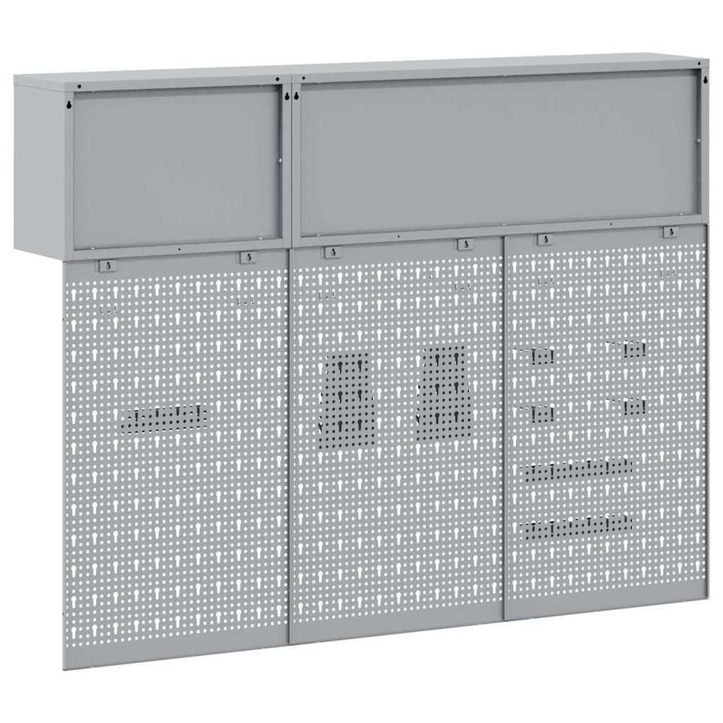 Σετ ντουλαπών εργαλείων με ράφι με αποθήκευση 5 pcs Κόκκινο - Pakobazaar