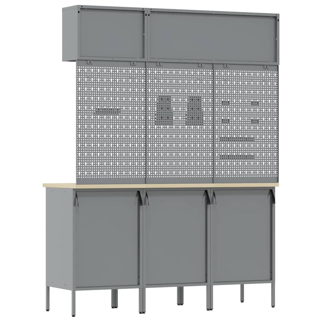 Σετ Ντουλάπας Εργασίας με συρτάρι με αποθήκευση 8 pcs Κόκκινο - Pakobazaar