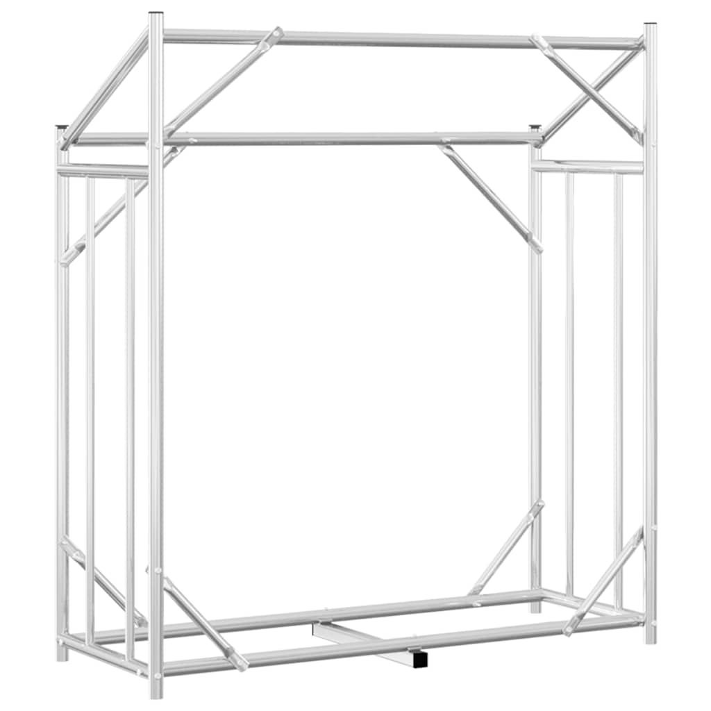 Ράφι για καυσόξυλα με κάλυμμα βροχής 100,5x40,5x110,5 εκ.