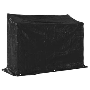 Ράφι για καυσόξυλα με κάλυμμα βροχής 151x60,5x110,5 εκ.