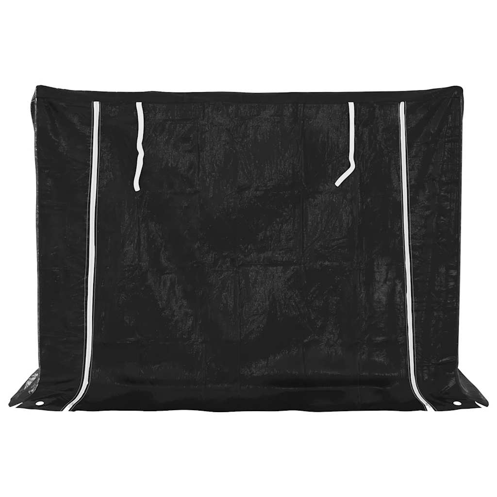 Ράφι για καυσόξυλα με κάλυμμα βροχής 151x80,5x110,5 εκ. - Pakobazaar