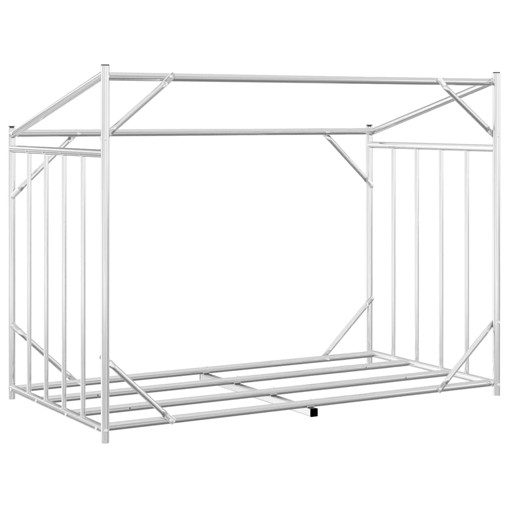 Ράφι για καυσόξυλα με κάλυμμα βροχής 151x80,5x110,5 εκ. - Pakobazaar
