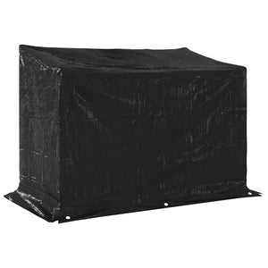 Ράφι για καυσόξυλα με κάλυμμα βροχής 151x80,5x110,5 εκ. - Pakobazaar