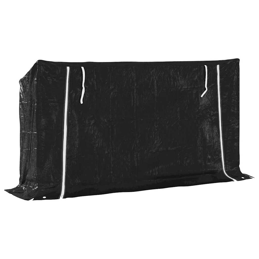 Ράφι για καυσόξυλα με κάλυμμα βροχής 200,5x41x110,5 εκ. - Pakobazaar