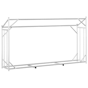 Ράφι για καυσόξυλα με κάλυμμα βροχής 200,5x41x110,5 εκ. - Pakobazaar