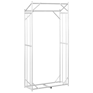 Ράφι για καυσόξυλα με κάλυμμα βροχής 100x40x200 εκ. - Pakobazaar