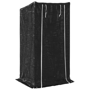 Ράφι για καυσόξυλα με κάλυμμα βροχής 100x80x200 εκ.