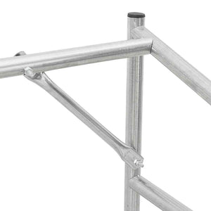 Ράφι για καυσόξυλα με κάλυμμα βροχής 100x80x200 εκ.