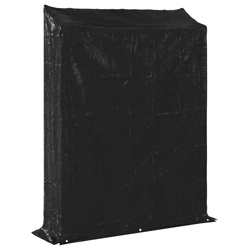 Ράφι για καυσόξυλα με κάλυμμα βροχής 150x40x200 εκ.