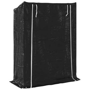 Ράφι για καυσόξυλα με κάλυμμα βροχής 150x60x200 εκ.